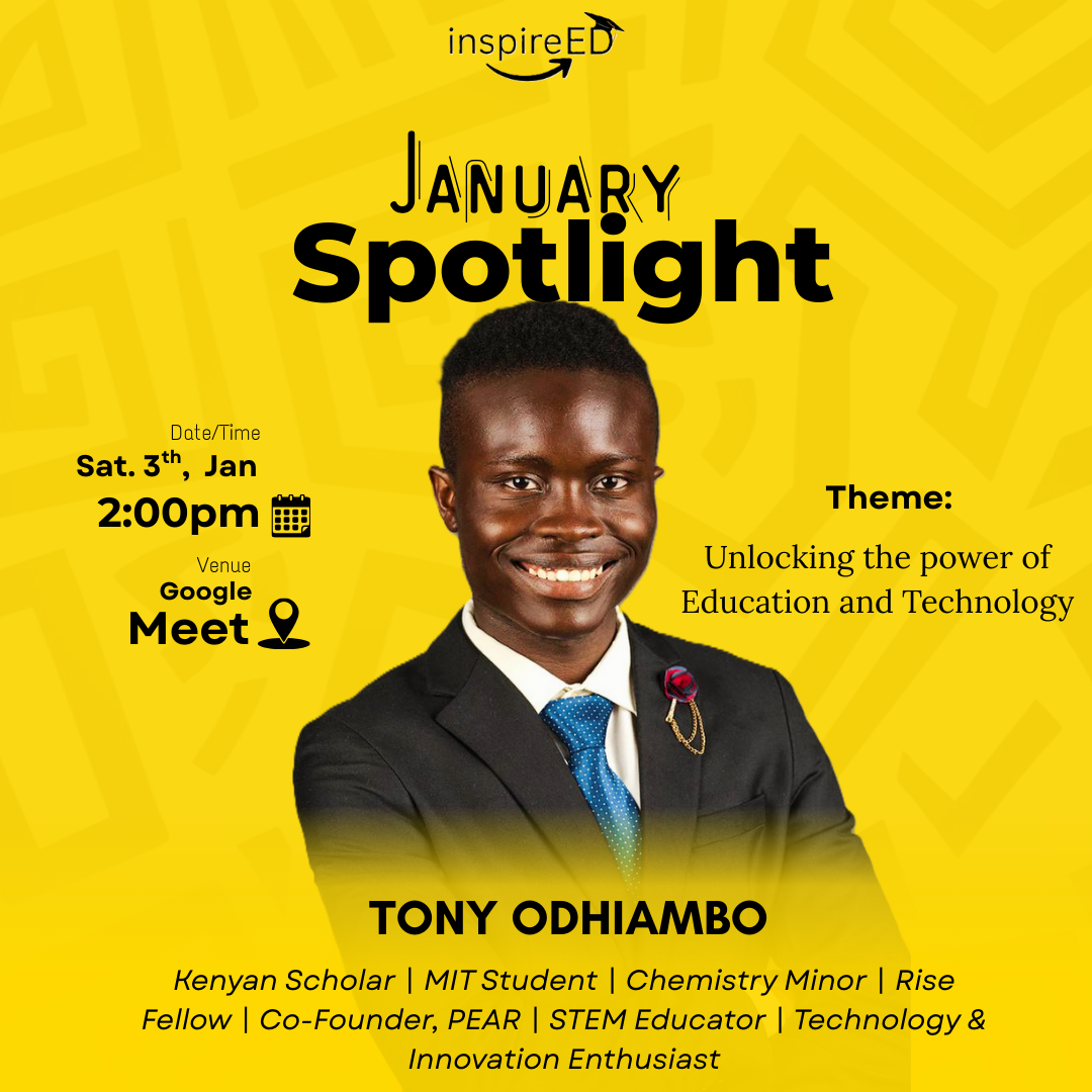 Tony Odhiambo — MIT Scholar & STEM Educator